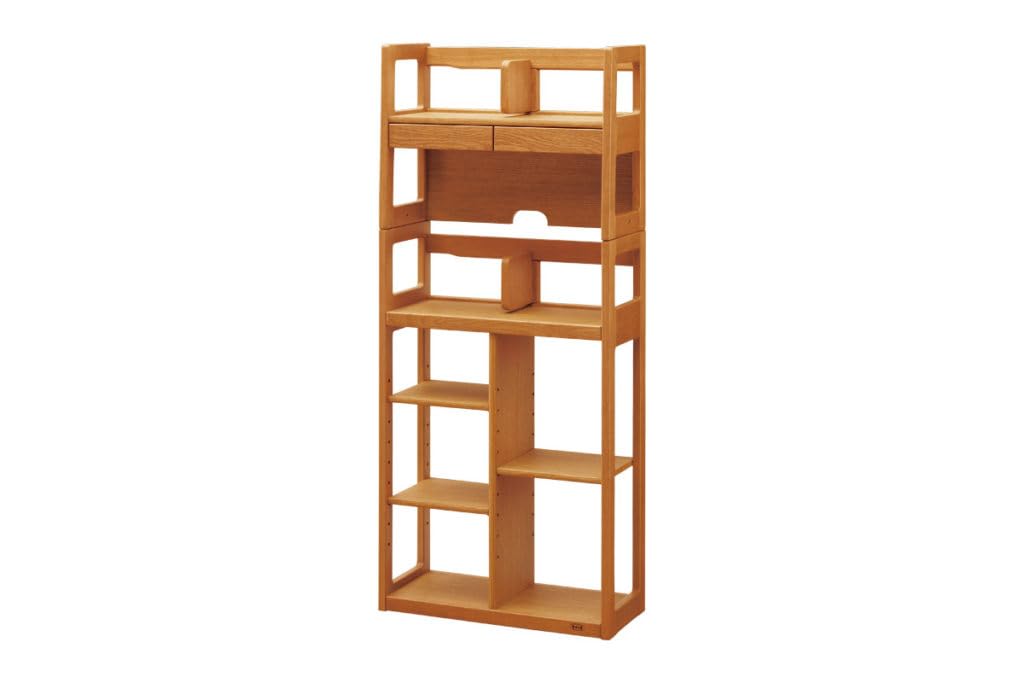 Amazon｜浜本工芸 No.89デスクNo.87書棚 専用書棚セット 学習デスク
