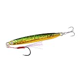 1 PC Super Mince métal coulée gabarit 7G 10G 21G 30G 40G Shore Glisser coulée cuillère à pêche leurre de pêche appâts artificiels attirail ( Color : 6 , Size : 7g 50MM )