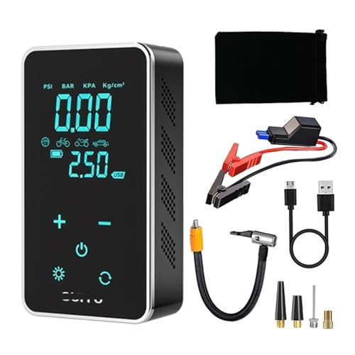 Compresseur d'air portable et gonfleur de pneus automatique 4 en 1