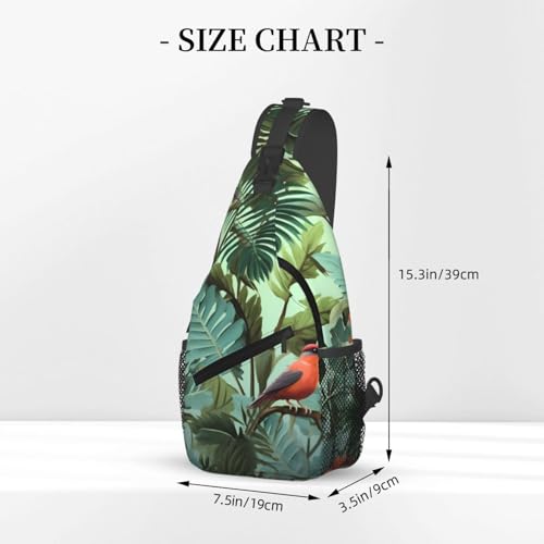Bolso tipo Sling para hombres y mujeres negro miniatura 2