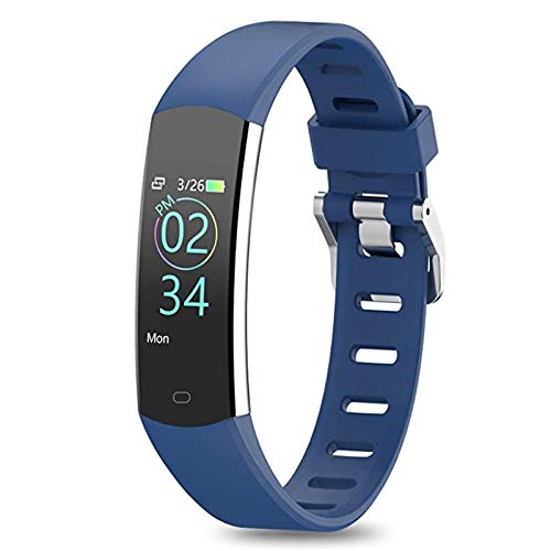 Fitness Armband Kinder Uhr mit Pulsmesser, Wasserdicht GPS Fitness Tracker Farbbildschirm Aktivitätstracker Schrittzähler Uhr mit Stoppuhren
