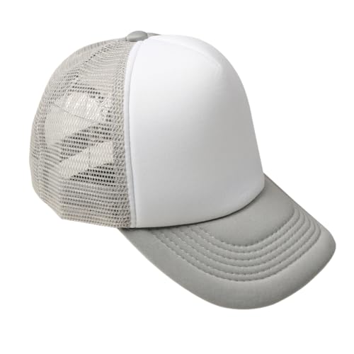 Image of TZ Promise Men Women Foam Trucker Hat Mesh Cap Solid Colors Lightweight with Adjustable Snapback Collection