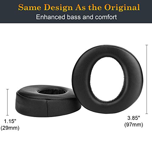 SOULWIT oorkussens voor Sony Platinum Wireless Playstation PS4 Headset, 2018-versie, model CECHYA-0090 (zwart) - Afbeelding 4
