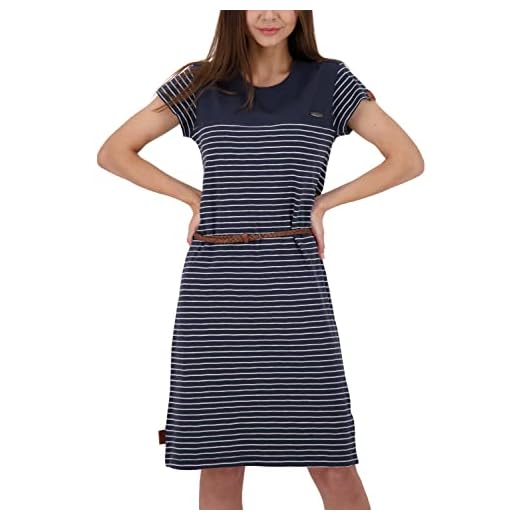 Alife and Kickin Damen MelliAK Dress Jerseykleid Kleid, Dark Forest, M 2 Alife and Kickin Damen LeonieAK Dress Sommerkleid Kleid, Marine, M
