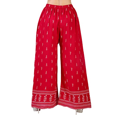 Image of Women's Regular Fit Rayon Palazzos