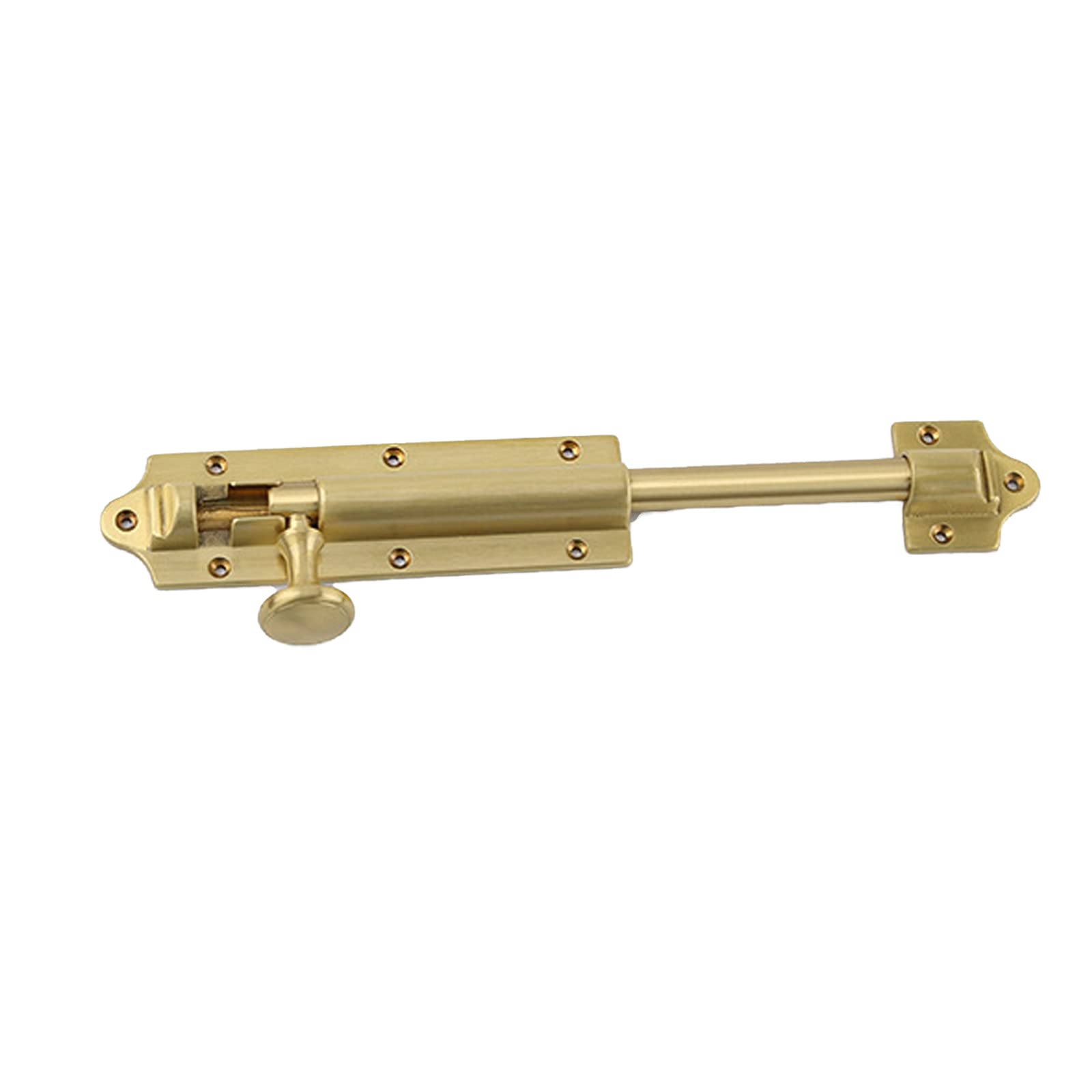 Cgjsefh One Color Door Latch, Door Slide Latch Lock Barrel Bolt With Solid Heavy Duty To Keep You And Private Antique Finish Sliding(28Cm)