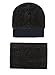 T WILKER 3 Pieces Knitted Hat Set Winter Thick Warm Snug Knit Hat + Scarf + Touch Screen Gloves for Men Women