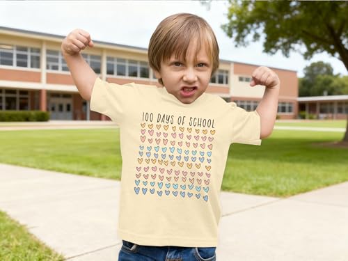 Image of BANGELY 100 Days of School Shirts for Kids Back to School Graphic Tee 100 Days Celebration Tshirt Elementary Student Gift