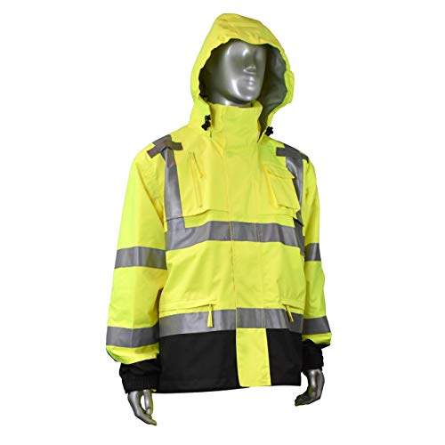 Radians Rw32-3Z1Y-Xl Industrial Safety Rain Jacket #TOP1