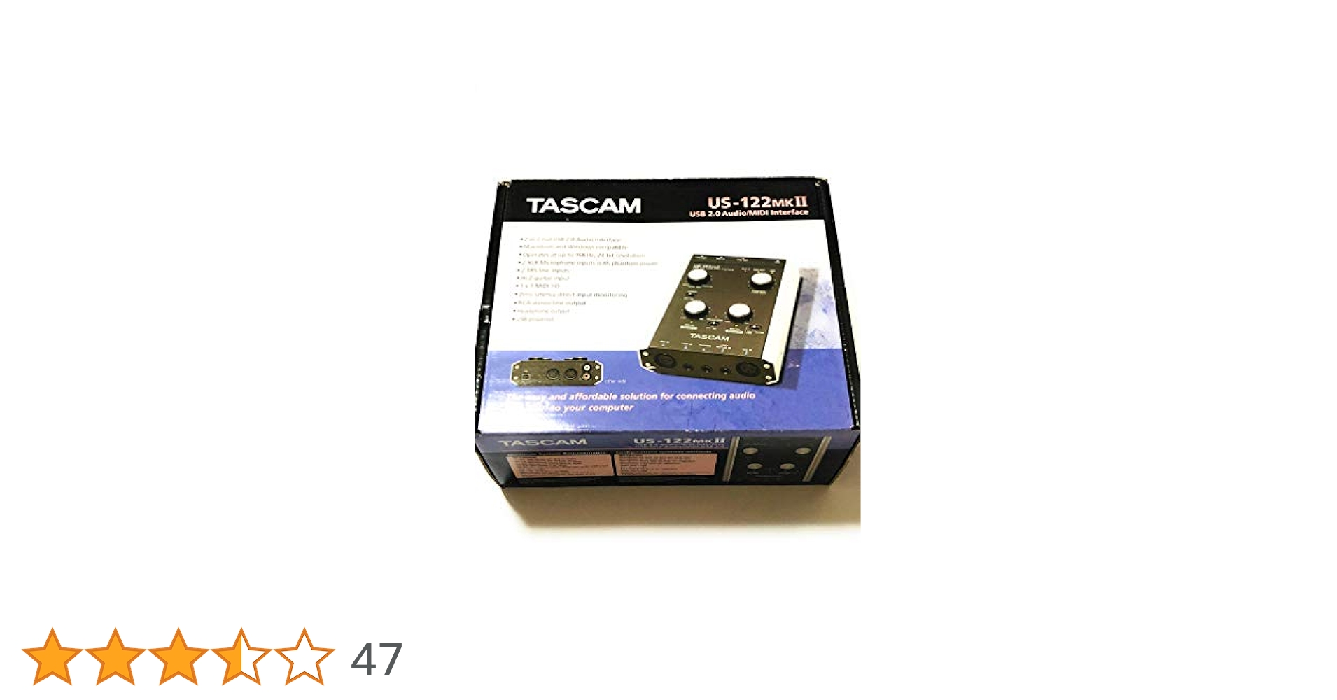 新品　TASCAM US-122MKII Tascam US122MKII USB Audio/Midi Interface : Amazon.ca