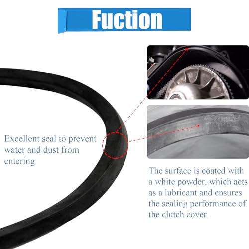 Image of Belt Box Seal Drive Clutch Cover Gasket Clutch Cover Seal Gasket | Compatible with Polaris ACE RZR 1000 XP 900 S Ranger 900 1000, Outer Clutch Cover Seal