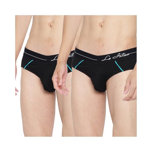 Image of La Intimo Cotton Power Solid Brief for Men Innerwear | Antimicrobial Underwear for Men