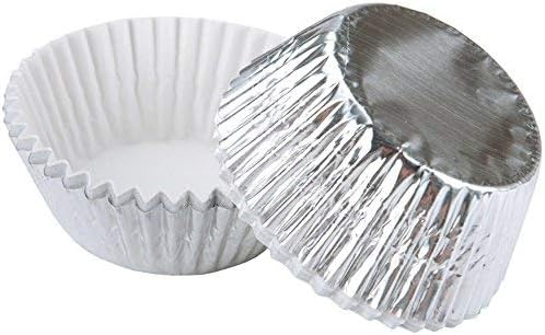 Wilton 415-307 Silver Foil Candy Cups, Package of 75