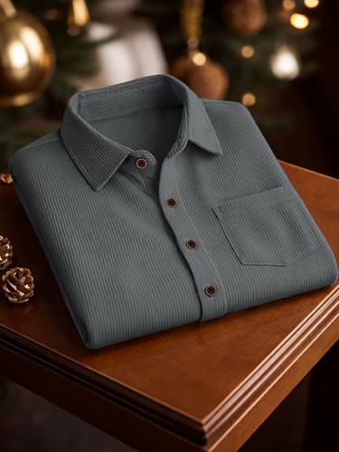 Image of Noble Monk Men's Polyester Regular Fit Solid Casual Shirt |Half Sleeve | |Stylish Shirt