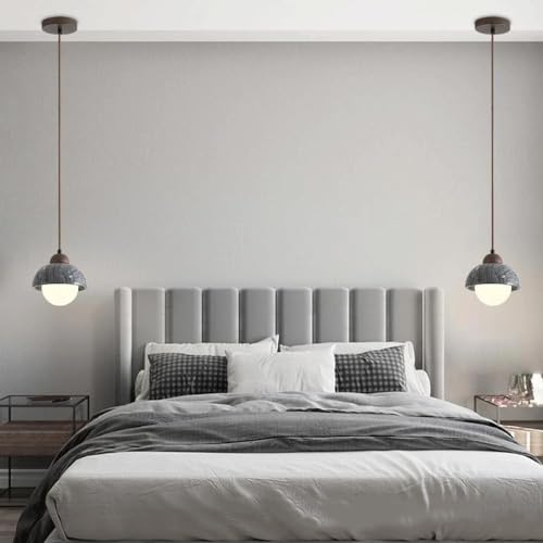 Lámpara colgante de techo para salón comedor con diseño creativo de madera 4