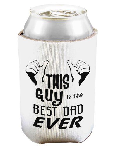 TOOLOUD This Guy Best Dad Ever Can and Bottle Insulator Cooler - White 2 Pack