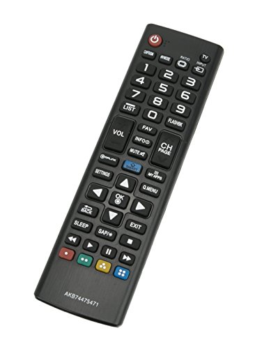 Akb74475471 Remote Control Replacement Fit For Lg Tv 32Lf5800 32Lf580B 42Lf5800 49Lf6300 50Lf5800 55Lf6090 55Lf6100 55Lf6300 60Lf6100 32Lf595B 40Lf6300 42Lf6500 43Lf5900 49Lf5900 50Lf6090 50Lf6100 #TOP2