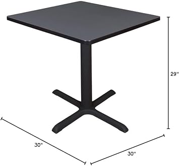 Cain 30 Square Breakroom Table- Grey
