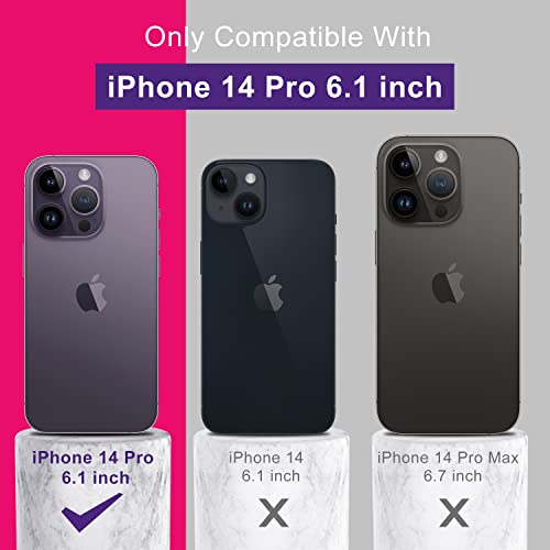 Deenakin Iphone 14 Pro Case With Screen Protector,Enhance Camera Protection,Soft Flexible Silicone Gel Rubber Bumper Cover,Slim Fit Shockproof Protective Phone Case For Iphone 14 Pro 6.1" Hot Pink #TOP6