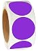 2 Inch Round Color-Code Dot Labels - Fluorescent Color Coding Colored Labels - 500 Permanent Adhesive Colored Circle Stickers Per Roll for Moving/Storage/Organizing/Color Coding/Arts