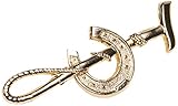 reitgerte günstig kaufen in Handarbeit gelötet Schnabel-Schmuck Herren-Brosche Pferdesport Hufeisen Reitgerten Messing - 001535/V178