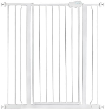 Safetots Extra Tall Metal Safety Gate Pressure Fit (120.3cm - 127.9cm, Matt Black)