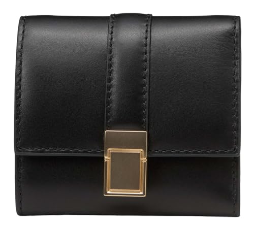 Porte-monnaie Tova Marc O'Polo en cuir noir : l'élégance compacte au quotidien