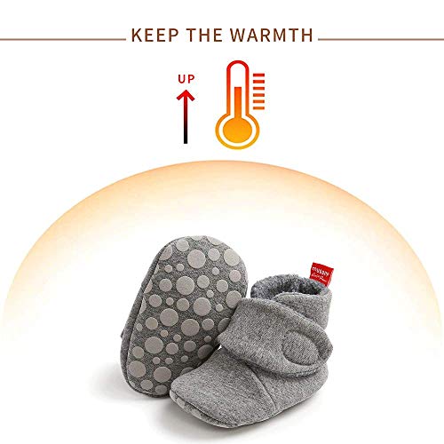 Babyschuhe Winterschuhe Baby Stiefel Krabbelschuhe Weiche Sohle Warme Booties Neugeborenen Lauflernschuhe Kuschelige Fleece-Stiefel mit rutschfestem Boden Stiefel für Kleinkinder