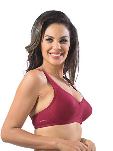 Image of SONARI Cristina Women's Non-Padded Wire-Free T-Shirt Bra| Medium Coverage, Cotton Polyester Bra with Regular Comfort Fit