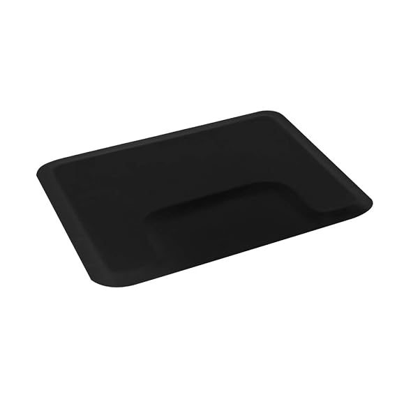 OmySalon 3' x 4' Barber Floor Mat Anti Fatigue for Stylist Standing, 1/2'' Thick Comfort Matt Square Base for Salon Styling Chair, Hair Cutting Hairdressing Beauty Equipment