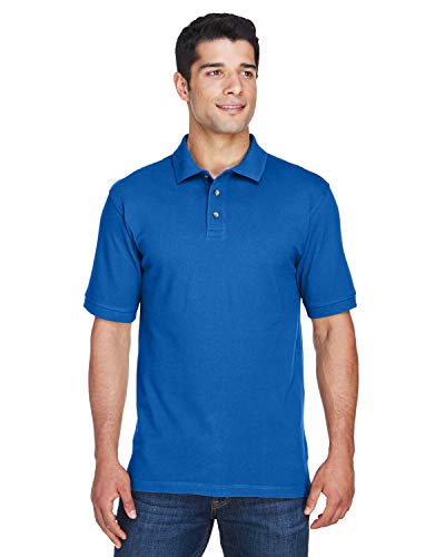 Polo en coton piqué 6XL pour homme grand et fort