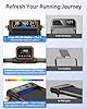 Walking Pad Treadmill with 15% Incline & Dual LED Display, 4 in 1 Walking Pad with Handle Bar, 3.5HP Foldable Treadmill with Incline, Treadmills for Home 350LBS, 4 Adjustable Incline, RGB Light