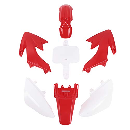 Modelli adatti: il kit carrozzeria in plastica per moto è molto adatto per le bici CRF XR 50 CRF50 PIT. Utilizzato per aggiornare l'aspetto di XR50 per farlo sembrare CRF50.