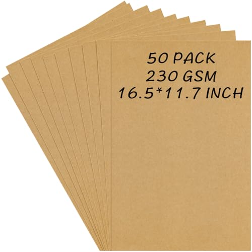 Papier kraft VinTS A3 230 g/m² pour dessin arts et bricolage