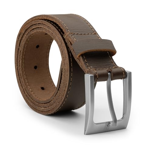 Hide & Drink, Classic Belt with Hidden Pocket for Men, Bachelor Accessories, Full Grain Leather, Handmade