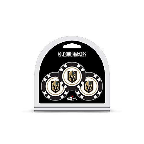 Team Golf NHL Las Vegas Golden Knights Golf Chip Ball Markers (3 Count)