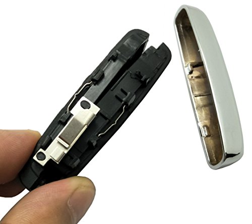 Smart Key Fob Shell Case Fit For Range Rover Keyless Entry Remote Car Key Fob Cover Casing Replacement (Black) #TOP4