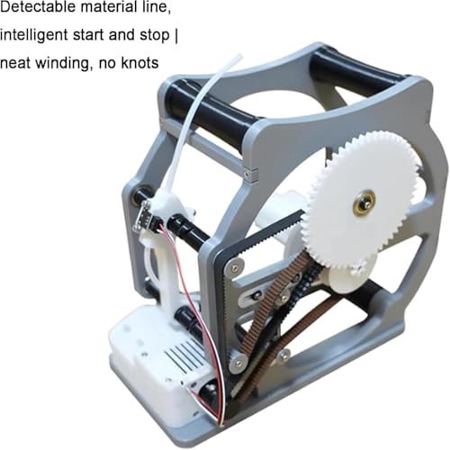 Smart Auto Stop Wire Respooler dla 1kg Spools, Inteligentny elektryczny przewijak z czujnikiem do drukowania 3D bez plątaniny, gwint spawalniczy i użycie szycia, kompaktowa konstrukcja pulpitu