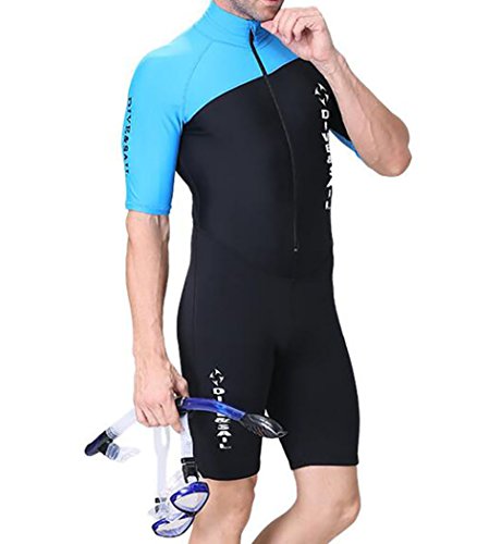 DIVE&SAIL - Traje de neopreno para hombre y mujer, protección UV, Unisex, Hombre azul., xx-large