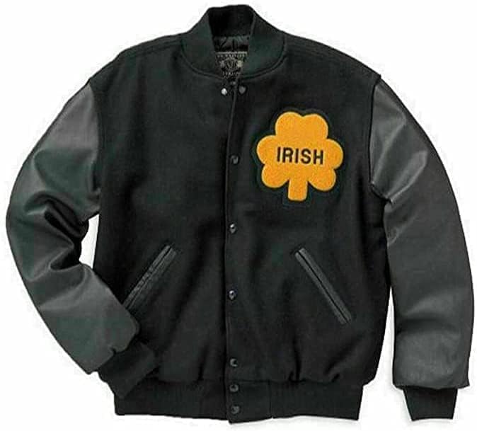 Rudy NOTRE DAME Jacket | Fighting Irish Varsity Bomber Jacket (US, Alpha, X-Large, Regular, Regular)