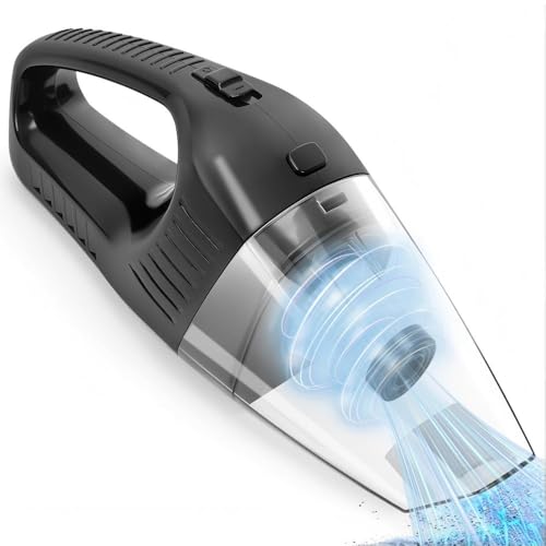 Aspirador de Pó Portátil, Aspirador Portátil Sem Fio 100W, Mini Aspirador de Pó Manual, Ideal para Limpeza de Carro e Ambientes Pequenos