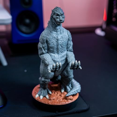 Image of Exquisite Gaming Cable Guys Godzilla Controller Holder - 8.5in Licensed Collectible Figure & Phone Stand