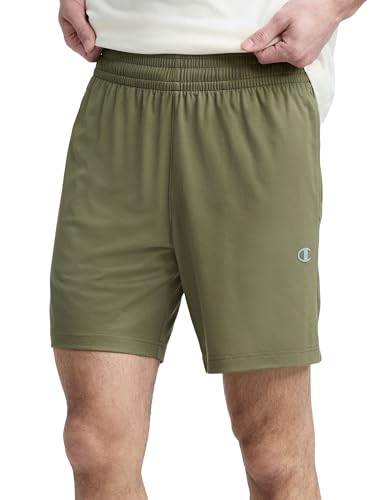 Image of Champion Men's 7 inch Sport Knit Shorts, Slim Fit, Lightweight