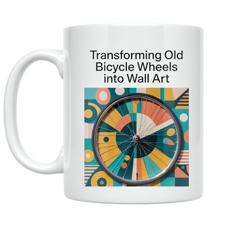 Creative Upcycling Coffee Mug - Transforming Old Bicycle Wheels into