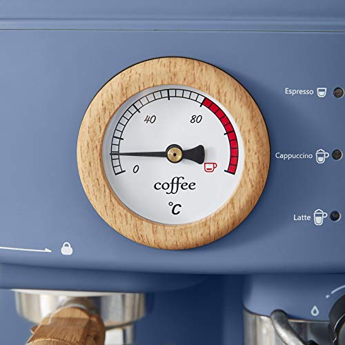 Swan-Nordic-One-Touch-Espresso-Machine-Blue-15-Bars-of-Pressure-Milk-Frothing-Steamer-17L-Tank-Scandi-style-SK22150BLUN