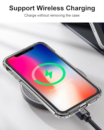 Image of HOOMIL Case for iPhone X /iPhoneXS, Anti-Yellowing, Crystal Clear