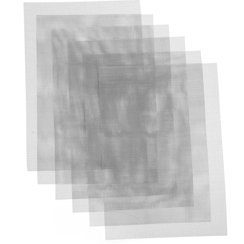 VILLFUL 6pcs Stainless Steel Wire Mesh Screen for DIY Projects Window Screen Metal Garden Art Easy to Cut and Shape