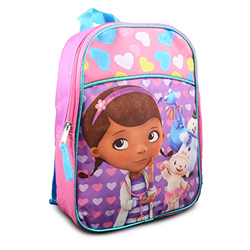 Disney Doc McStuffins Mini Backpack ~ 4 Pc Bundle with 11" Doc McStuffins School Supplies Bag, Play Pack, and More3