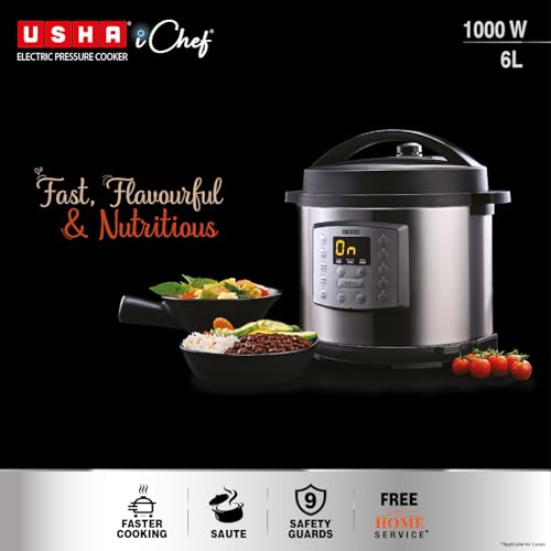 Usha iChef 6L Electric Pressure Cooker view 2