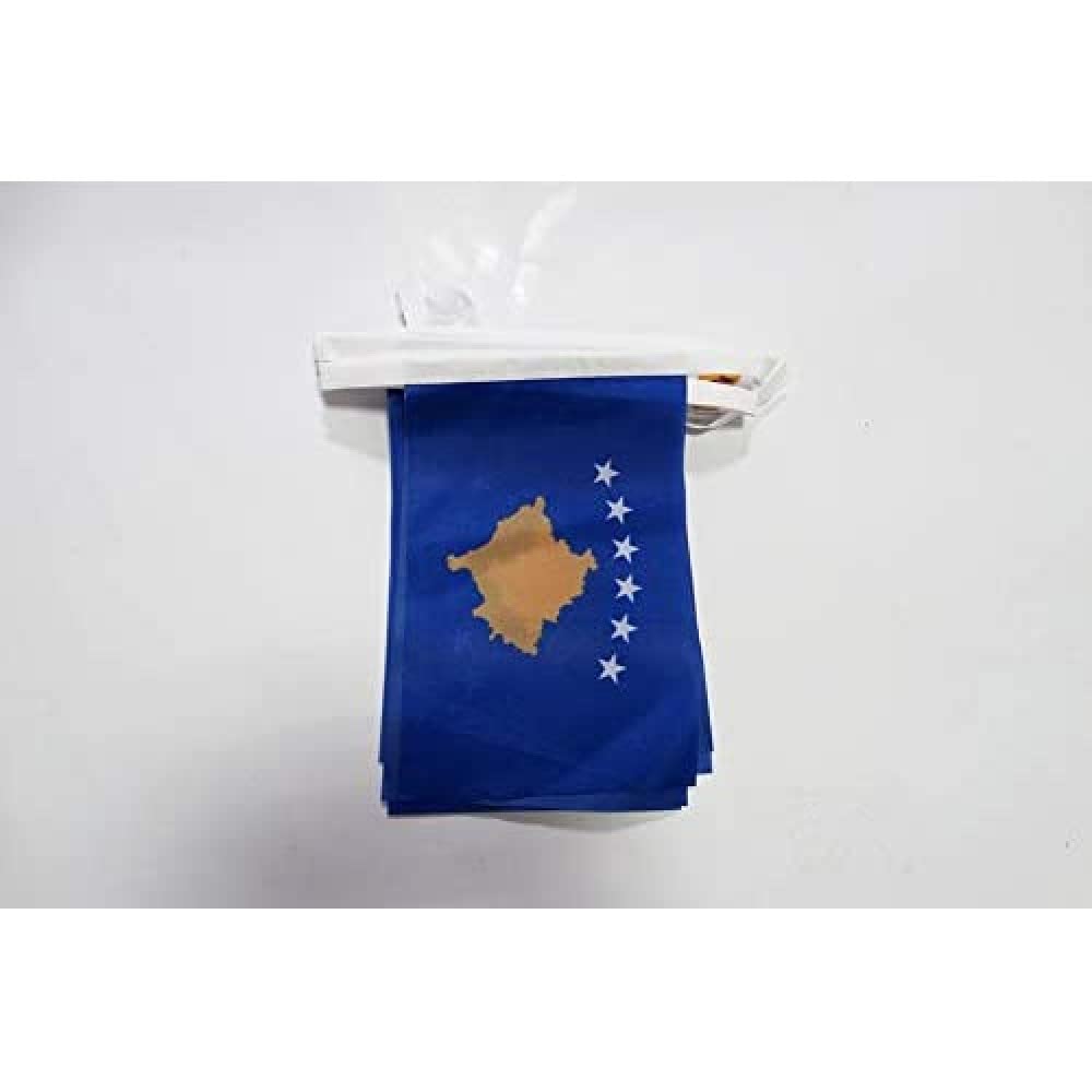 AZ FLAG Guirnalda 6 Metros, 20 Banderas de Ecuador 21x15 cm, Bandera Ecuatoriana 15 x 21 cm - Banderines — view 205